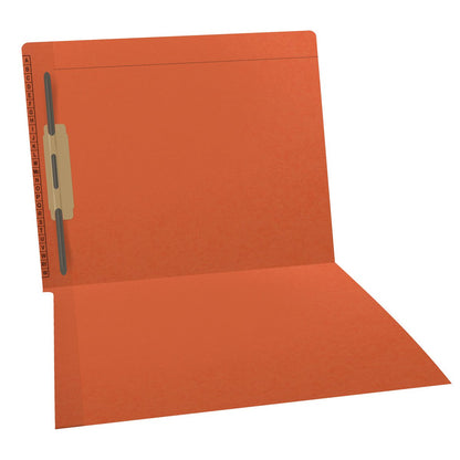 11 pt Kardex Match Folder, Reinforced Top and End Tab with A-Z Scale Printed on Left End Tab, Letter Size, Fastener Pos #3 (Box of 50)