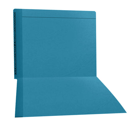11 pt Kardex Match Folder, Reinforced Top and End Tab with A-Z Scale Printed on Left End Tab, Letter Size (Box of 100)