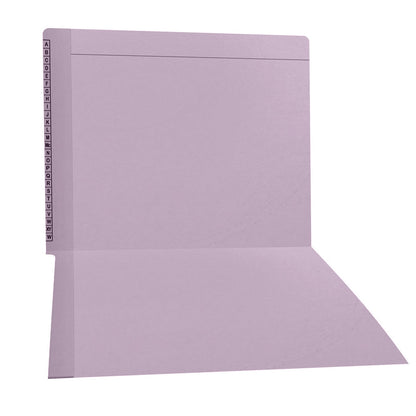 11 pt Kardex Match Folder, Reinforced Top and End Tab with A-Z Scale Printed on Left End Tab, Letter Size (Box of 100)