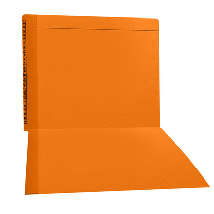 11 pt Kardex Match Folder, Reinforced Top and End Tab with A-Z Scale Printed on Left End Tab, Letter Size (Box of 100)