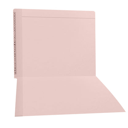 11 pt Kardex Match Folder, Reinforced Top and End Tab with A-Z Scale Printed on Left End Tab, Letter Size (Box of 100)