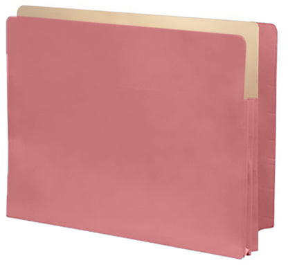 Color Expansion Pockets, Full End Tab, Paper Gussets, Letter Size, 1-3/4" Expansion (Carton of 250)