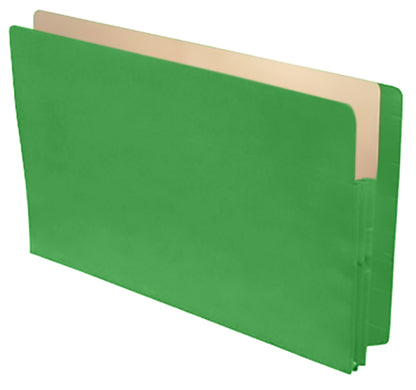 Color Expansion Pockets, Full End Tab, Tyvek Gussets, Legal Size, 1-3/4" Expansion (Carton of 250)