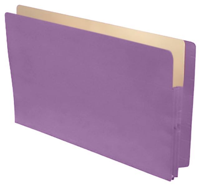 Color Expansion Pockets, Full End Tab, Tyvek Gussets, Legal Size, 1-3/4" Expansion (Carton of 250)