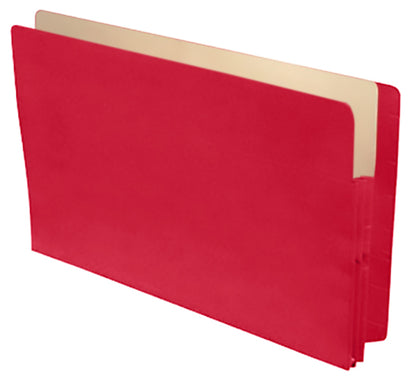 Color Expansion Pockets, Full End Tab, Tyvek Gussets, Legal Size, 1-3/4" Expansion (Carton of 250)