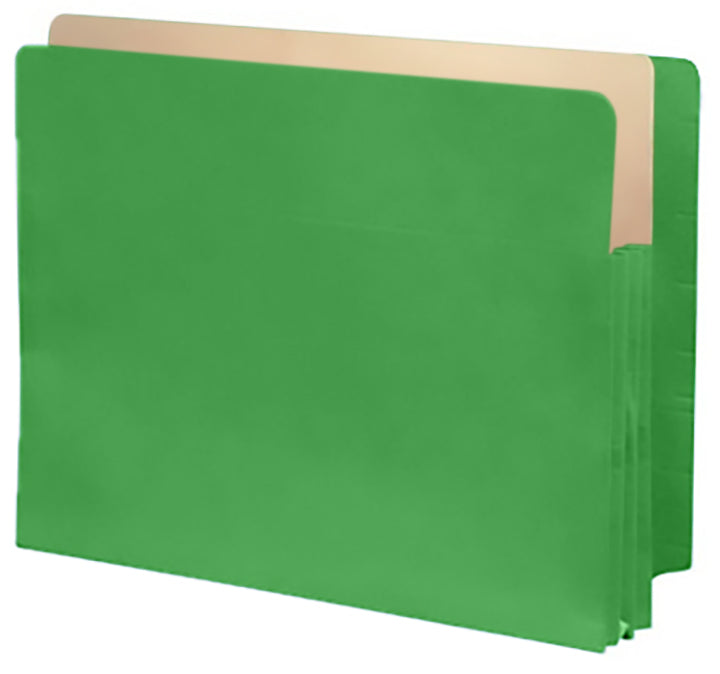 Color Expansion Pockets, Full End Tab, Tyvek Gussets, Letter Size, 3-1/2" Expansion (Carton of 250)