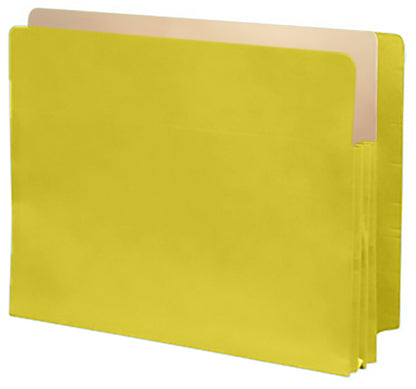 Color Expansion Pockets, Full End Tab, Paper Gussets, Letter Size, 3-1/2" Expansion (Carton of 250)