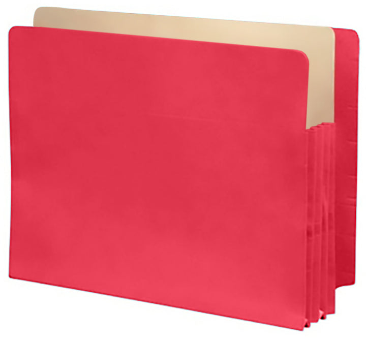 Color Expansion Pockets, Full End Tab, Tyvek Gussets, Letter Size, 5-1/4" Expansion (Carton of 250)