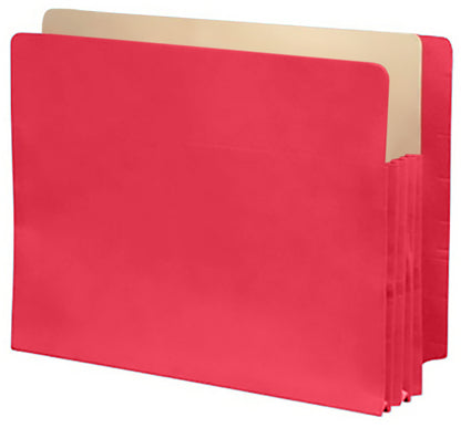 Color Expansion Pockets, Full End Tab, Paper Gussets, Letter Size, 5-1/4" Expansion (Carton of 250)