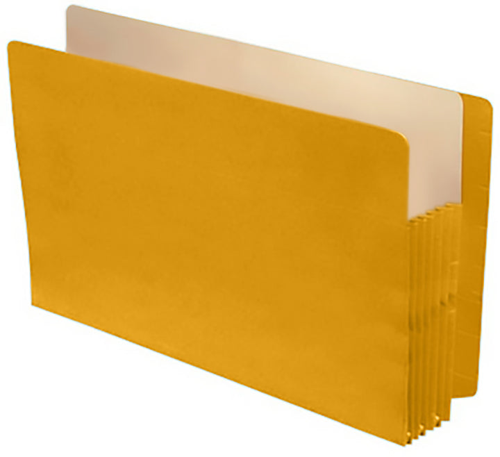 Color Expansion Pockets, Full End Tab, Tyvek Gussets, Legal Size, 5-1/4" Expansion (Carton of 250)