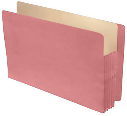 Color Expansion Pockets, Full End Tab, Tyvek Gussets, Legal Size, 5-1/4" Expansion (Carton of 250)