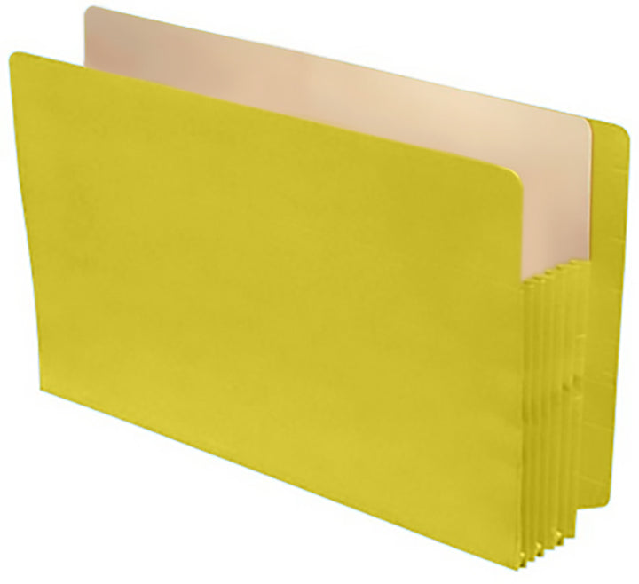 Color Expansion Pockets, Full End Tab, Tyvek Gussets, Legal Size, 5-1/4" Expansion (Carton of 250)