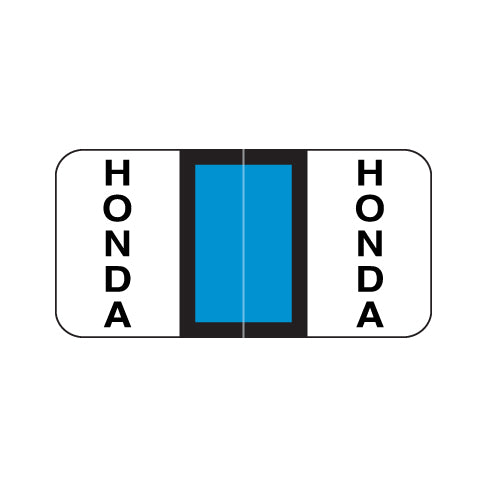 Reynolds & Reynolds Automotive Honda Labels 3/4" X 1-1/2" Laminated- Ring Binder Pack of 270