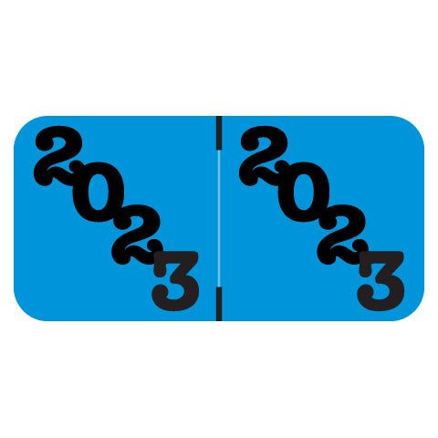 Jeter Year 2023 Labels, 3/4" X 1-1/2" Laminated- Roll of 500