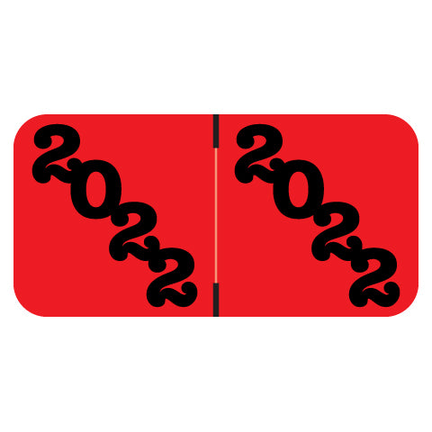Jeter Year 2022 Labels, 3/4" X 1-1/2" Laminated- Pack of 270