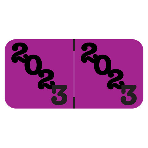 Jeter Year 2023 Labels, 3/4" X 1-1/2" Laminated- Pack of 270