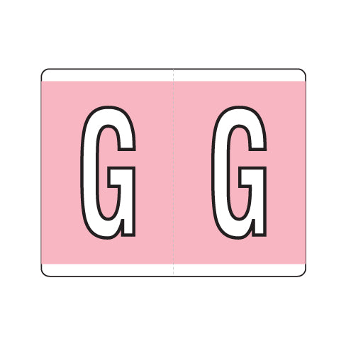 Kardex "G" Labels 1-1/4" X 1-1/2" Laminated- Roll of 500