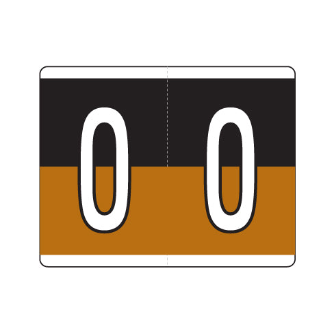 Kardex "O" Labels 1-1/4" X 1-1/2" Laminated- Roll of 500