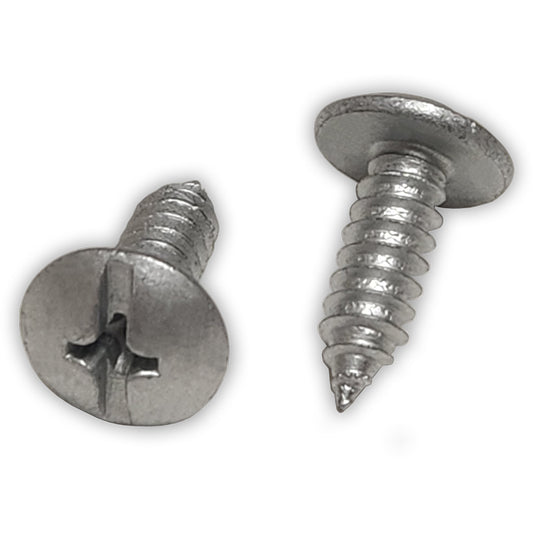#14 x 3/4" Combo Truss Head License Plate Screws (Box of 100)