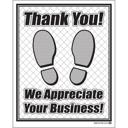 Disposable Automotive Paper Floor Mats - 60# White Kraft Stock (Package of 500)