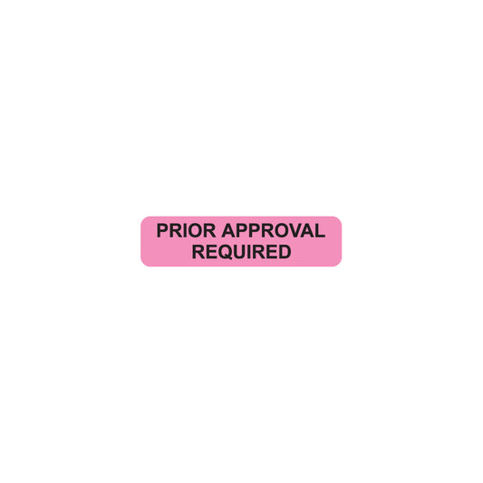 MAP129 PRIOR APPROVAL- Fluorescent Pink 1-1/4" X 5/16"- Roll of 500