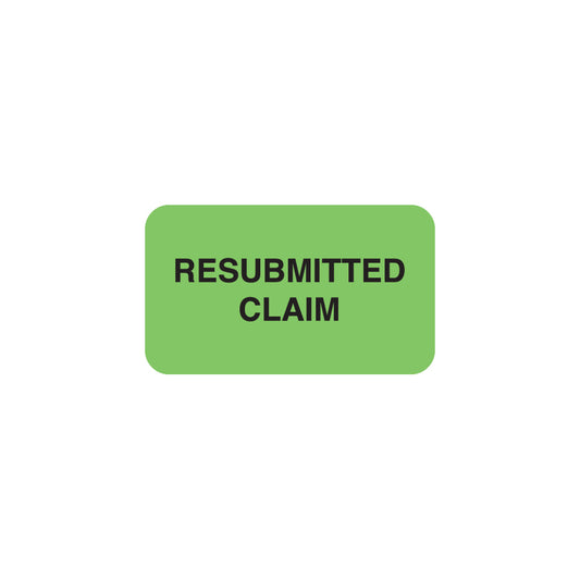 MAP1470 RESUBMITTED CLAIM-- Fluorescent Green 1-1/2" X 7/8" (Roll of 250)