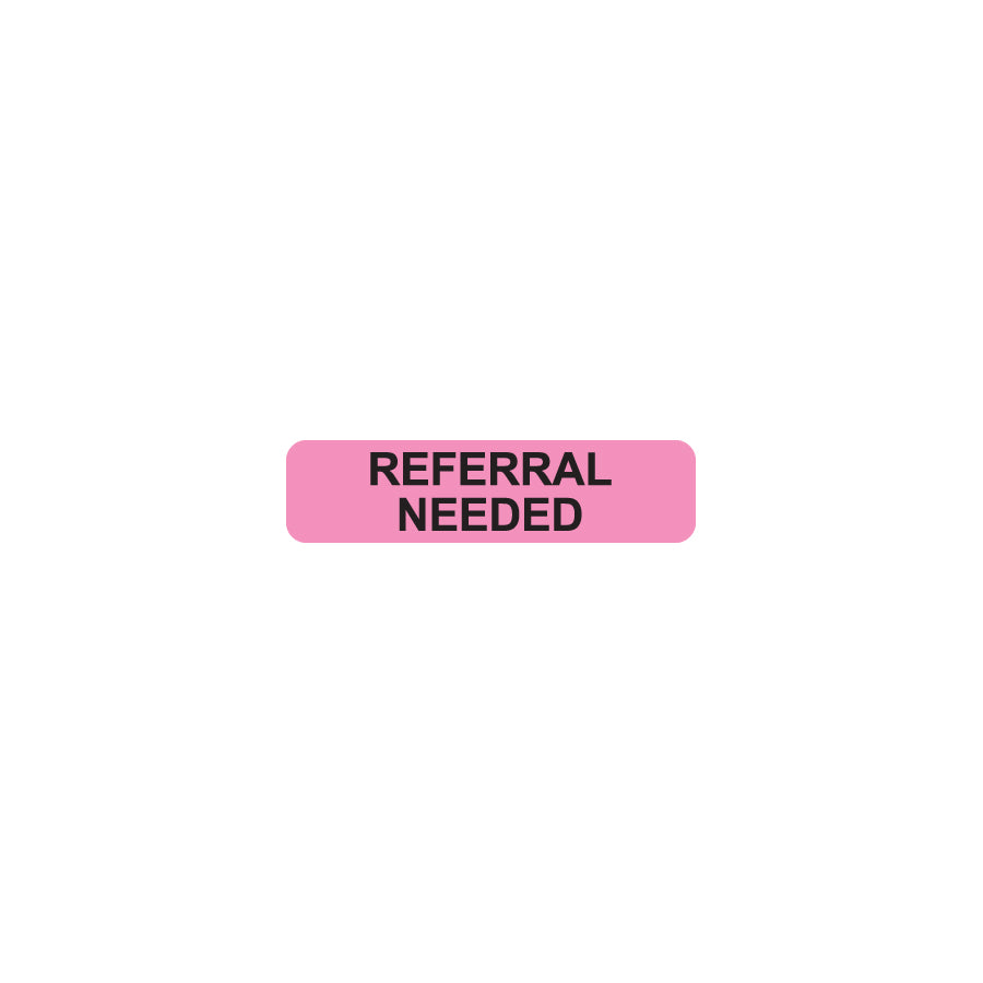 MAP161 REFERRAL NEEDED- Fluorescent Pink 1-1/4" X 5/16"- Roll of 500