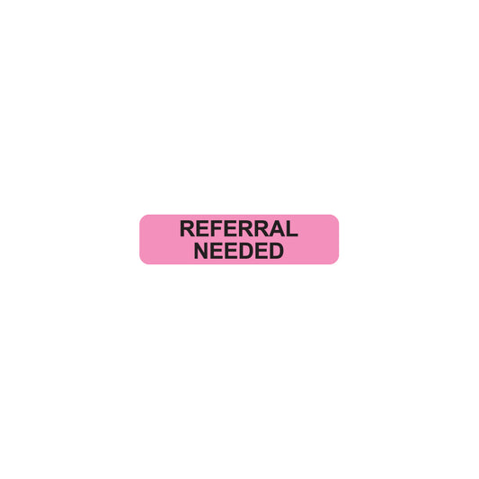 MAP161 REFERRAL NEEDED- Fluorescent Pink 1-1/4" X 5/16"- Roll of 500