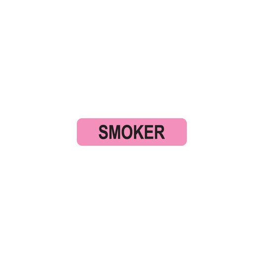 MAP186 SMOKER- Fluorescent Pink 1-1/4" X 5/16" (Roll of 500)