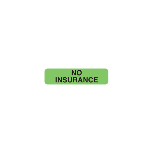 MAP286 NO INSURANCE- Fluorescent Green 1-1/4" X 5/16"- Roll of 500