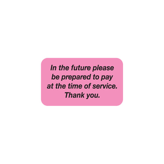 MAP3960 IN THE FUTURE- Fluorescent Pink 1-1/2" X 7/8" (Roll of 250)