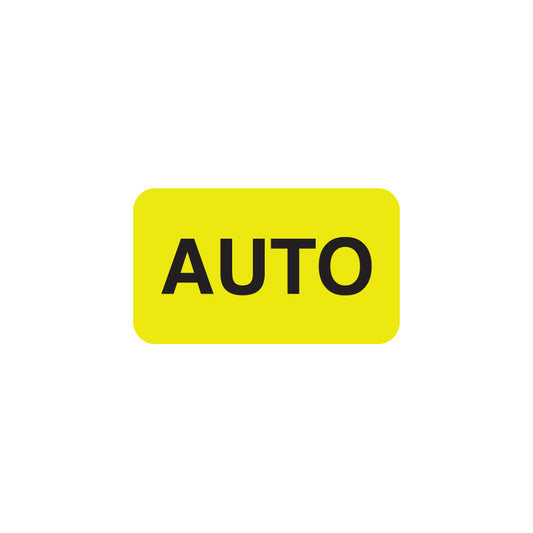 MAP5480 AUTO- Fluorescent Chartreuse 1-1/2" X 7/8" (Roll of 250)