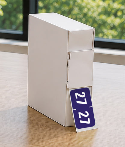 Tab Products Year 27 Labels, 3/4" X 1-1/2" Laminated- Roll of 500