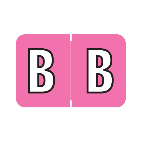 PMA 3900 "B" Labels 1" X 1-1/2" Laminated- Pack of 225