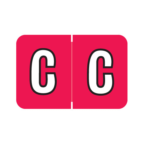 PMA 3900 "C" Labels 1" X 1-1/2" Laminated- Pack of 225