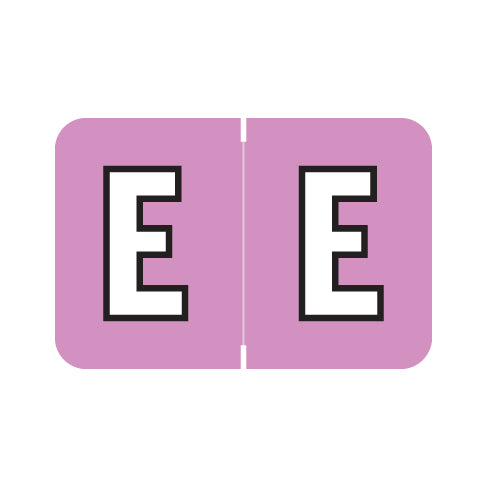PMA 3900 "E" Labels 1" X 1-1/2" Laminated- Pack of 225