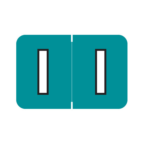 PMA 3900 "I" Labels 1" X 1-1/2" Laminated- Pack of 225
