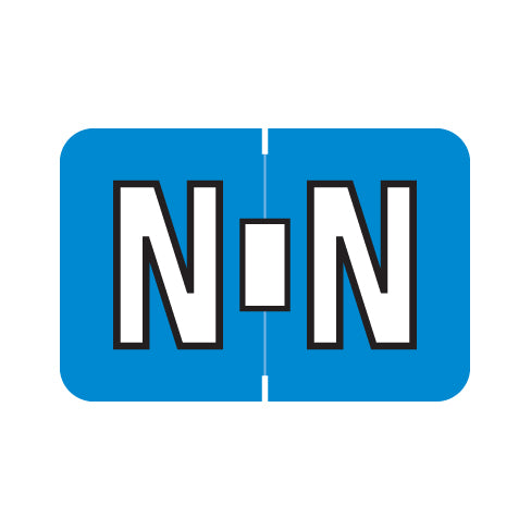 PMA 3900 "N" Labels 1" X 1-1/2" Laminated- Pack of 225