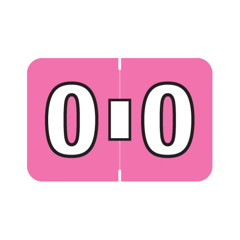 PMA 3900 "O" Labels 1" X 1-1/2" Laminated- Pack of 225
