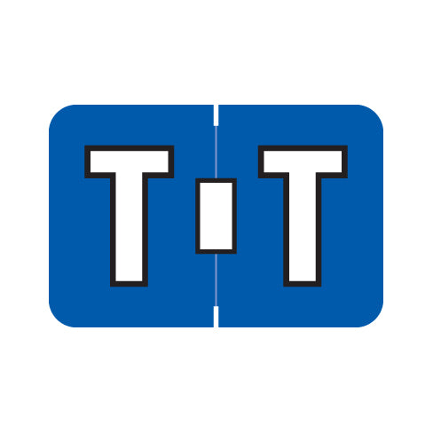 PMA 3900 "T" Labels 1" X 1-1/2" Laminated- Pack of 225