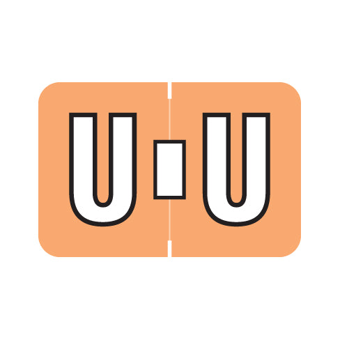 PMA 3900 "U" Labels 1" X 1-1/2" Laminated- Pack of 225