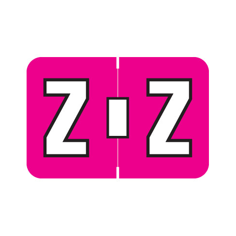 PMA 3900 "Z" Labels 1" X 1-1/2" Laminated- Pack of 225