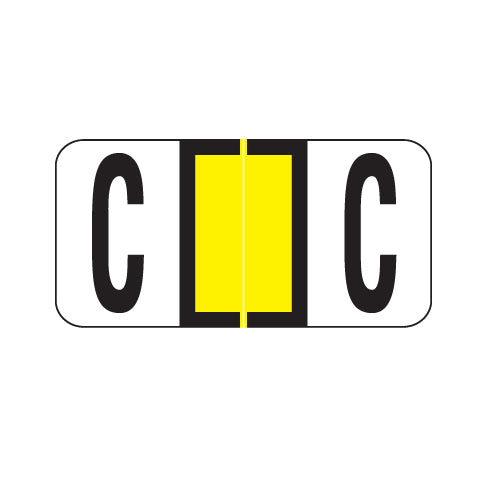 Reynolds & Reynolds Alpha C Labels 3/4" x 1-1/2" Laminated- Pack of 240