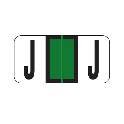 Reynolds & Reynolds Alpha J Labels 3/4" x 1-1/2" Laminated- Pack of 240