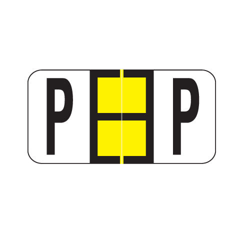 Reynolds & Reynolds Alpha P Labels 3/4" x 1-1/2" Laminated- Pack of 240