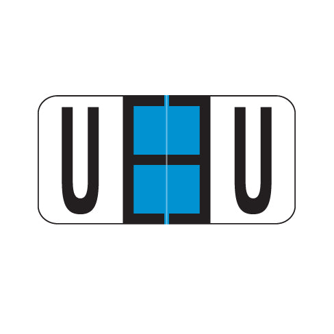 Reynolds & Reynolds Alpha U Labels 3/4" x 1-1/2" Laminated- Pack of 240