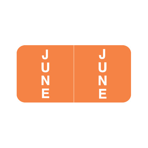 Reynolds & Reynolds June Month Labels 3/4" X 1-1/2" Laminated - Roll of 500