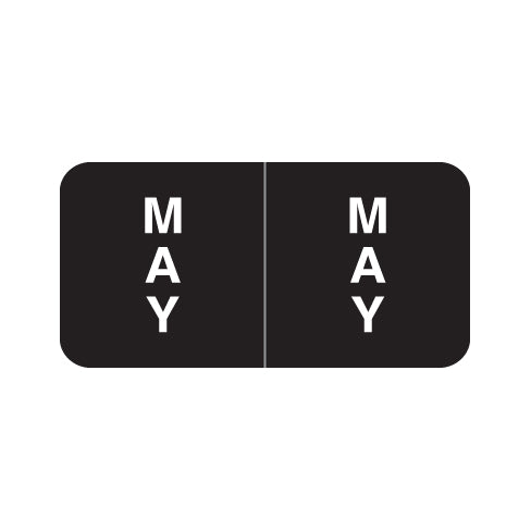 Reynolds & Reynolds May Month Labels 3/4" X 1-1/2" Laminated- Pack of 270