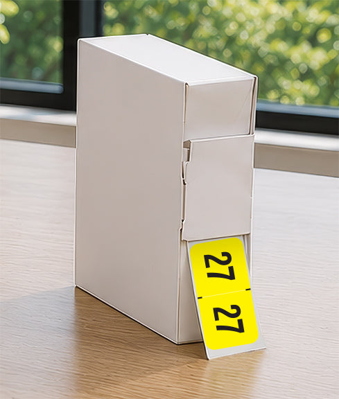 Reynolds & Reynolds Year 27 Labels, 3/4" X 1-1/2" Laminated- Roll of 500