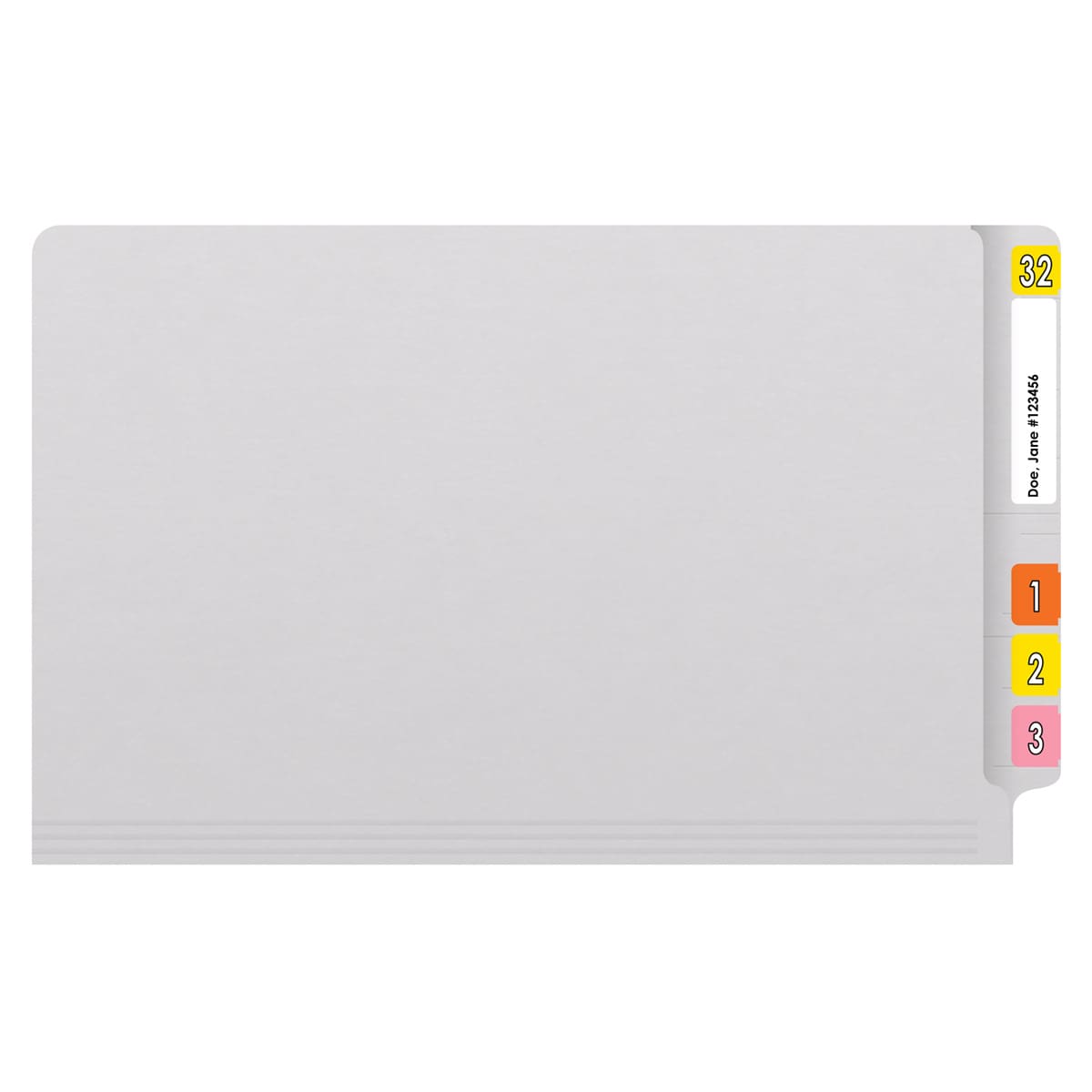 14 pt Color Folders, Full Cut 2-Ply End Tab, Legal Size (Box of 50)
